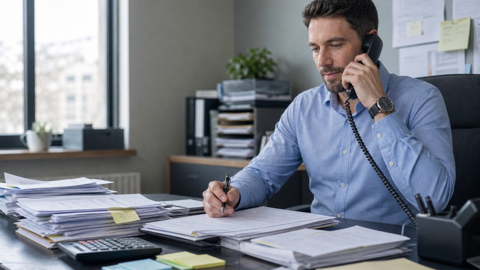 Debt settlement advisor reviewing exclusive high-intent relief transfer details